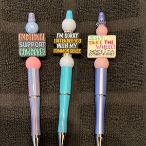 Colorful Inspirational Pens Set